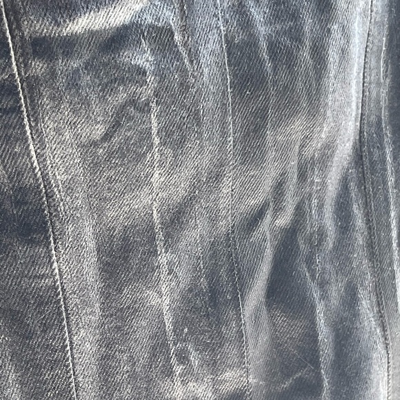 EB Denim x Revolve NWT Lace-Up Denim Mini Dress in Black Wash - Picture 8 of 16